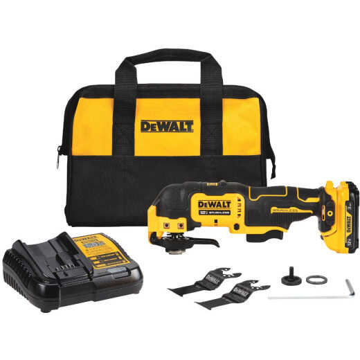 DEWALT XTREME 12V MAX Brushless Cordless Oscillating Tool Kit with 3.0 Ah Battery & Charger