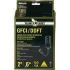 Yellow Jacket 2 Ft. 15A 125V Right Angle GFCI Plug Adapter Cord Image 2