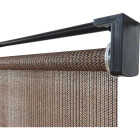 Home Impressions 36 In. x 72 In. Brown Fabric Indoor/Outdoor Cordless Roller Shade Image 4
