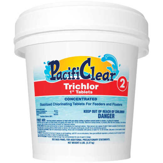 PacifiClear 1 In. 5 Lb. Trichlor Chlorine Tablet 